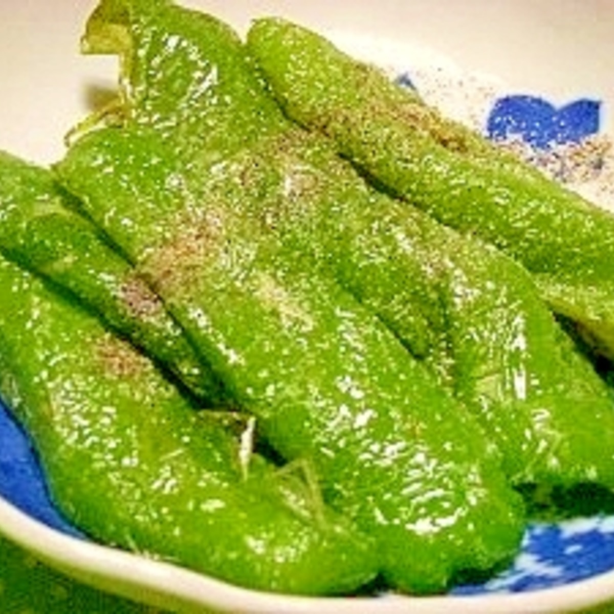 揚げ物ついでに ピーマンの素揚げ レシピ 作り方 By ブルーボリジ 楽天レシピ